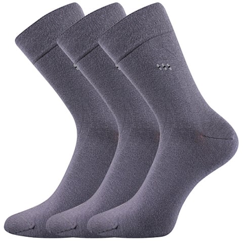 Společenské ponožky DIPOOL šedá 39-42 (26-28)