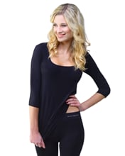 Dámské tričko s 3/4 rukávem GINA Bamboo 08023P