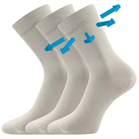 Ponožky Lonka DRBAMBIK světle šedá 43-46 (29-31)