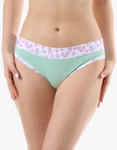 Dámské bokové kalhotky se širokým bokem GINA 16184P