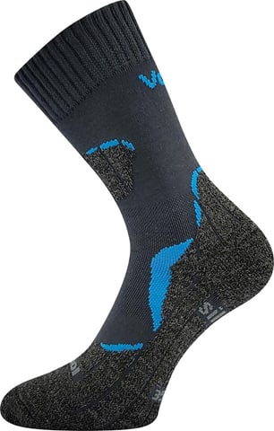 Dvouvrstvé termo ponožky VoXX DUALIX tmavě šedá 43-46 (29-31)