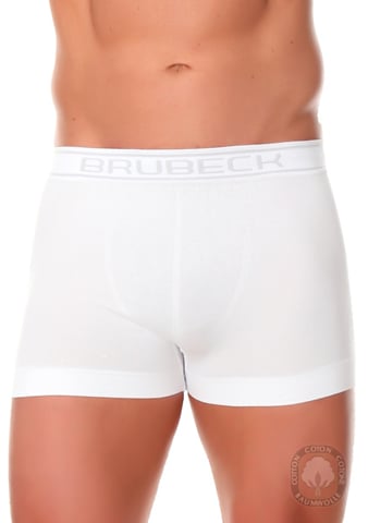 Pánské boxerky BX00501A BRUBECK bavlna bílá 2XL