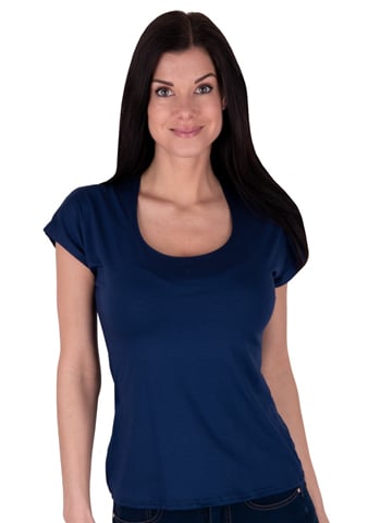 Dámské tričko Inea 2023 BABELL granát (modrá) M