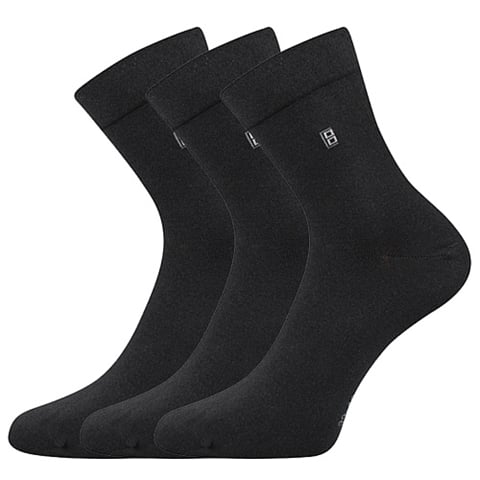 Pánské ponožky Lonka DAGLES černá 47-50 (32-34)