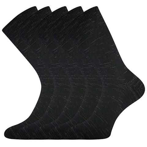 Vlněné ponožky VoXX KLIMAX černá melé 35-38 (23-25)