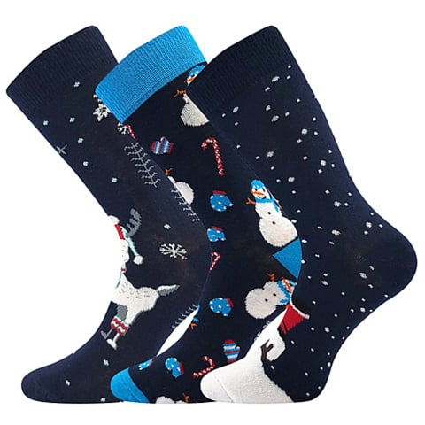 Vánoční ponožky BOMA mix D 35-38 (23-25)