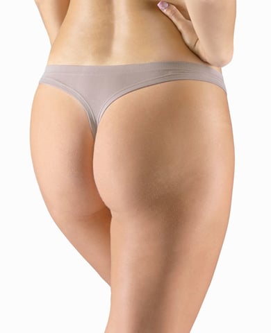 Dámská tanga boková GINA 05013P šedohnědá L/XL