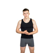 Pánský nátělník VoXX Bamboo Seamless 020 černá