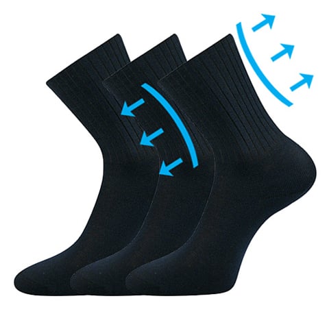 Zdravotní ponožky DIARTEN tmavě modrá 43-45 (29-30)