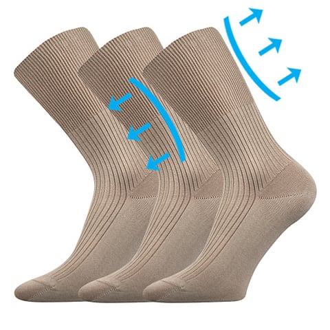 Zdravotní ponožky ZDRAVAN béžová 46-48 (31-32)