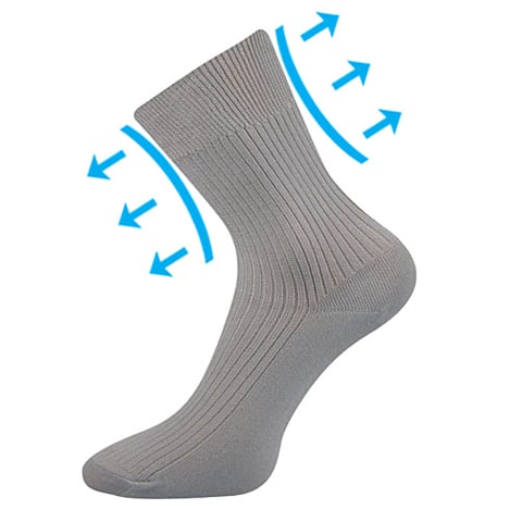 Ponožky VIKTOR světle šedá 41-42 (27-28)