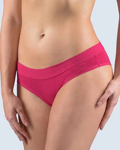 Dámské francouzské kalhotky GINA 14145P bordo XS/S