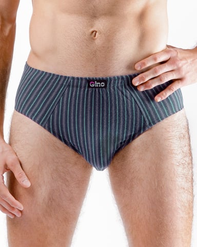 Pánské slipy se širším bokem GINO 71124P
