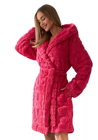 Dámský župan Valentine raspberry L&L